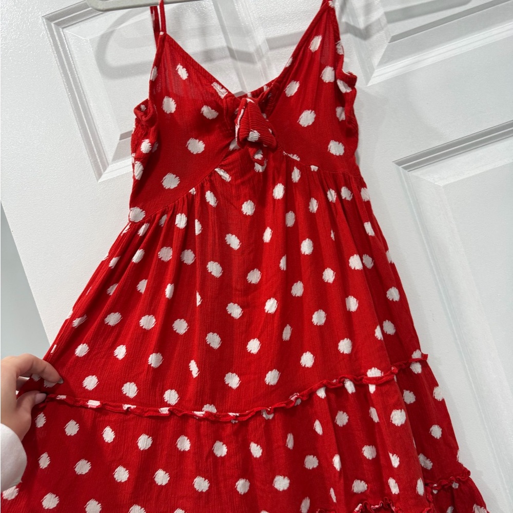 Band of Gypsies Red and White Patterned Dress